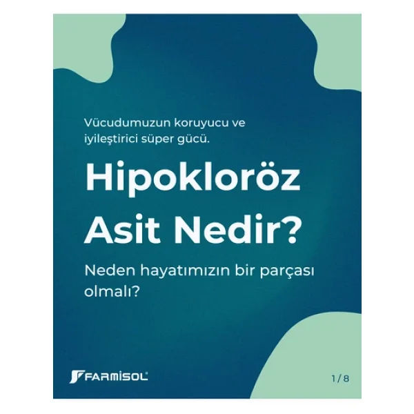 Farmisol Antiviral Hipokloröz Antiseptik 1 Lt El Yüz Ve Cilt Solüsyonu - Görsel 2