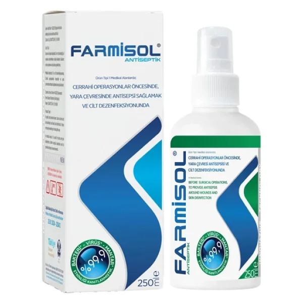 Farmisol Antiseptik 250 Ml Dezenfektan - Görsel 3