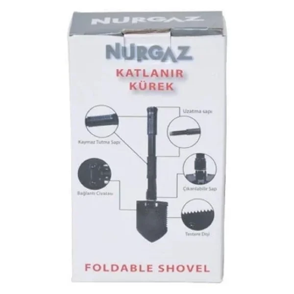 Nurgaz Ng-192 Katlanır Kürek - Görsel 7