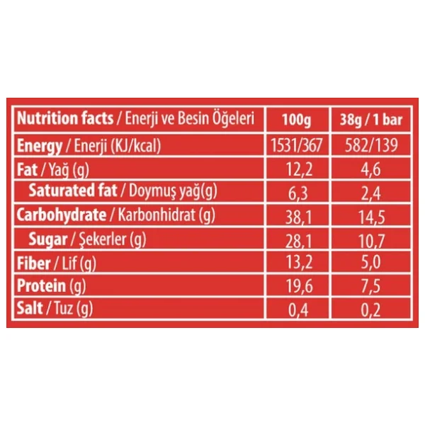 Uniq2go Chocodark Fındıklı Bitter 16+ Power Bademli 16 Toplam 32 Adet 38 G.Protein Bar - Görsel 2