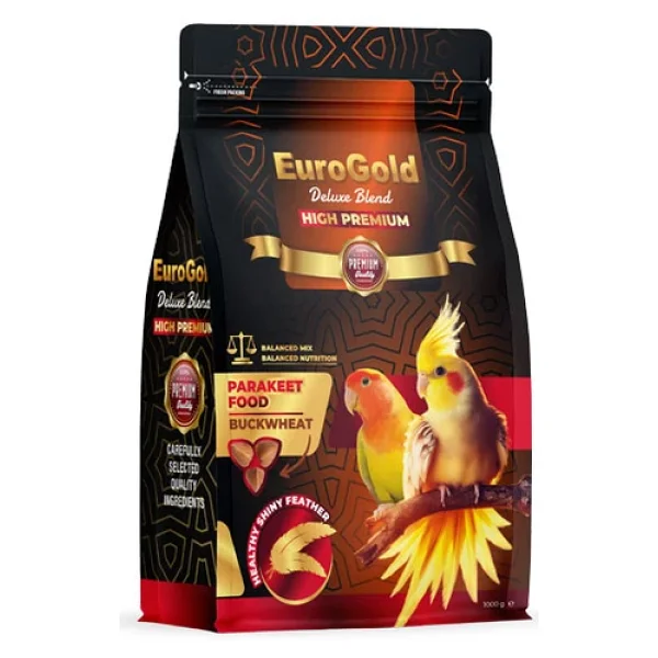 Eurogold 1 Kg Deluxe Karabuğdaylı Paraket Yemi - Görsel 6