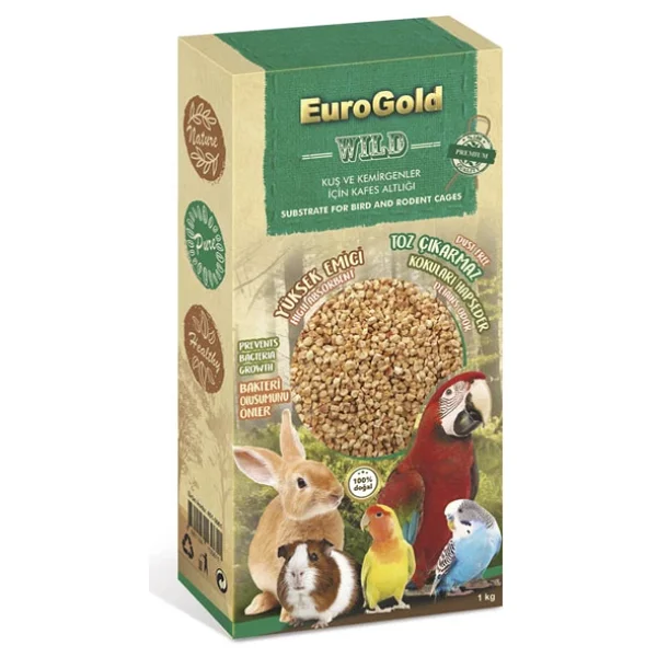 Eurogold Kuş Ve Kemirgen 1 Kg Kafes Altlığı - Görsel 4