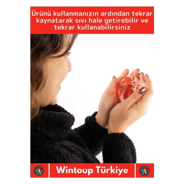 Özel Üretim Kalp Şeklinde El Isıtıcısı Kamp Gündelik Kullanım Sihirli Jel Isıtıcı Cep Sobası 1 Adet - Görsel 4