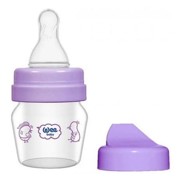 Wee Baby Mini Cam 30 Ml Alıştırma Bardağı Seti Mor - Görsel 4