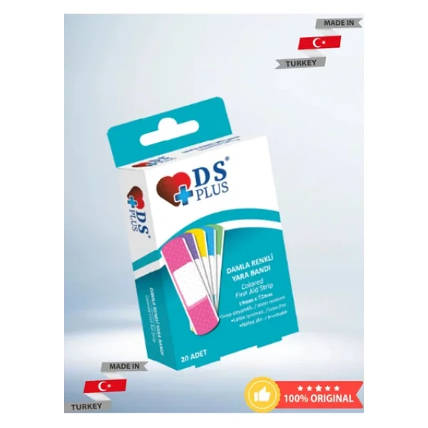 Ds Plus Renkli Su Geçirmez 20'li Yara Bandı - Görsel 4