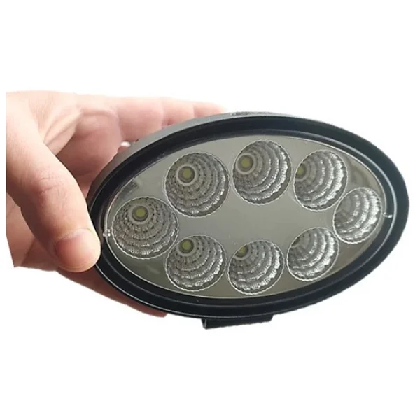 2 Adet 8 Power Ledli Oval 9-60 Volt 24w Ip67 Çalışma Lambası - Görsel 7