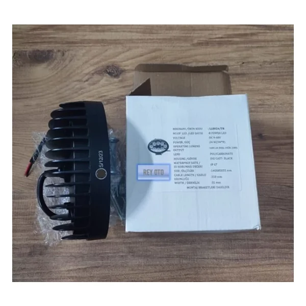 2 Adet 8 Power Ledli Oval 9-60 Volt 24w Ip67 Çalışma Lambası - Görsel 4