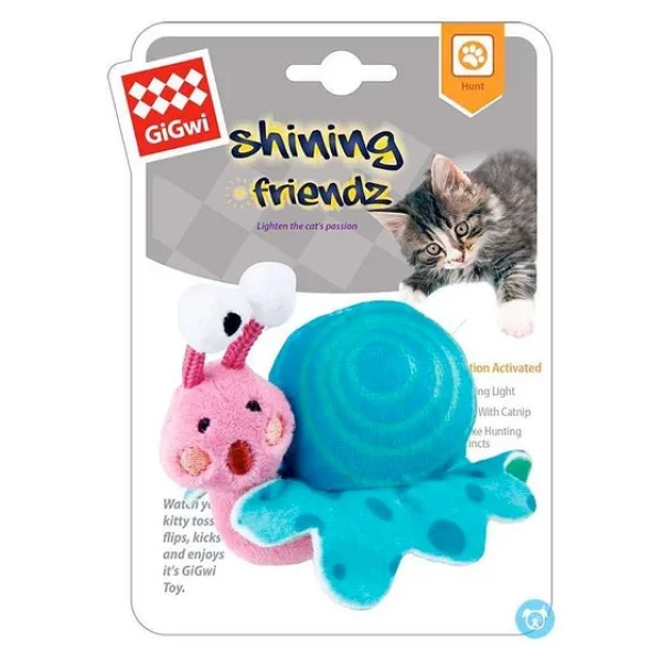 Gigwi Catnipli Işıklı Salyangoz Kedi Oyuncağı - Görsel 4