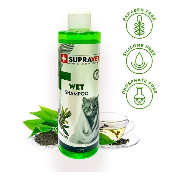 Supravet Çay Ağacı Özlü 200 Ml Kedi Şampuanı - Görsel 6