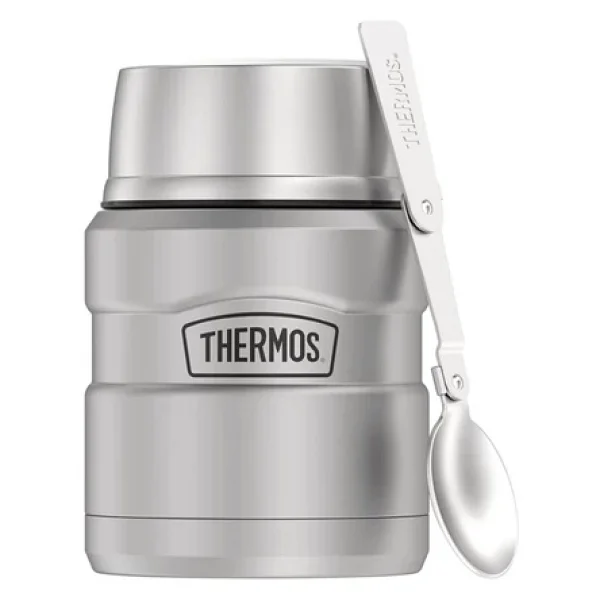 Thermos Sk3000 Stainless King Gri 470 Ml Çelik Yemek Termosu - Görsel 2