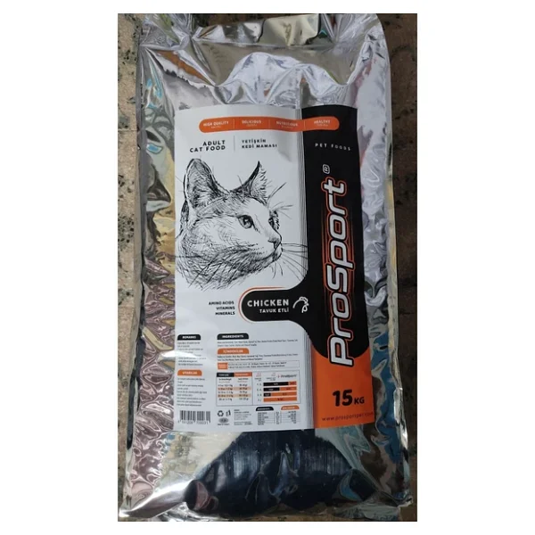 Prosport Tavuklu 15 Kg Yetişkin Kedi Maması - Görsel 5