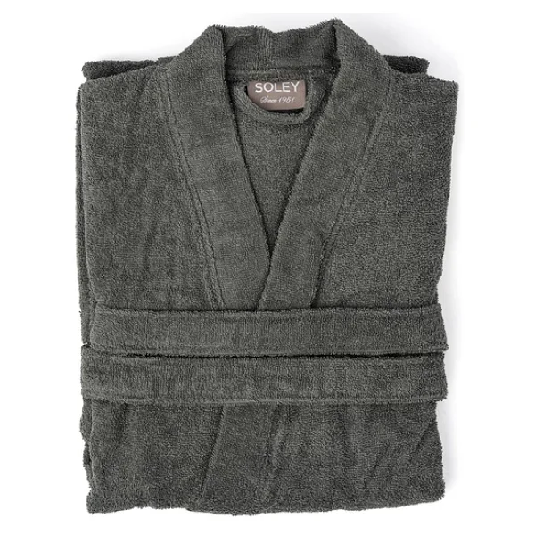 Soley Kimono %100 Pamuk Kimono Bornoz - Görsel 5