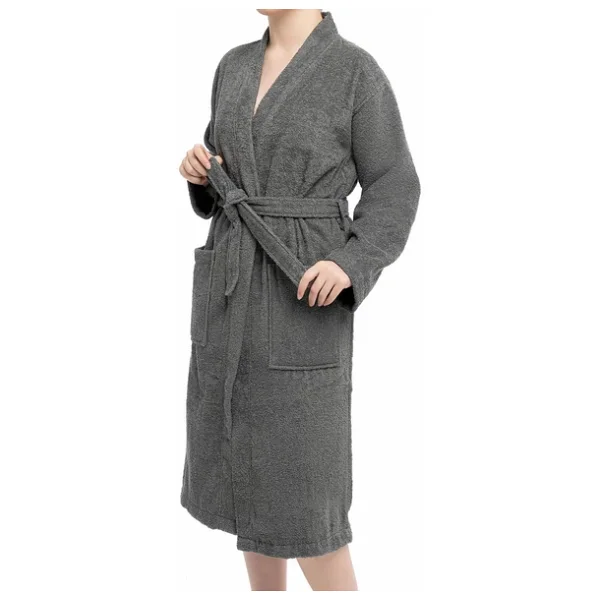 Soley Kimono %100 Pamuk Kimono Bornoz - Görsel 6