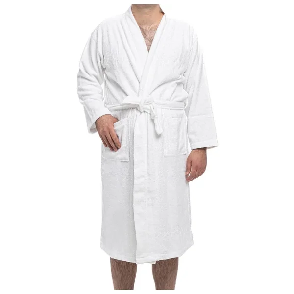Soley Kimono %100 Pamuk Kimono Bornoz - Görsel 4