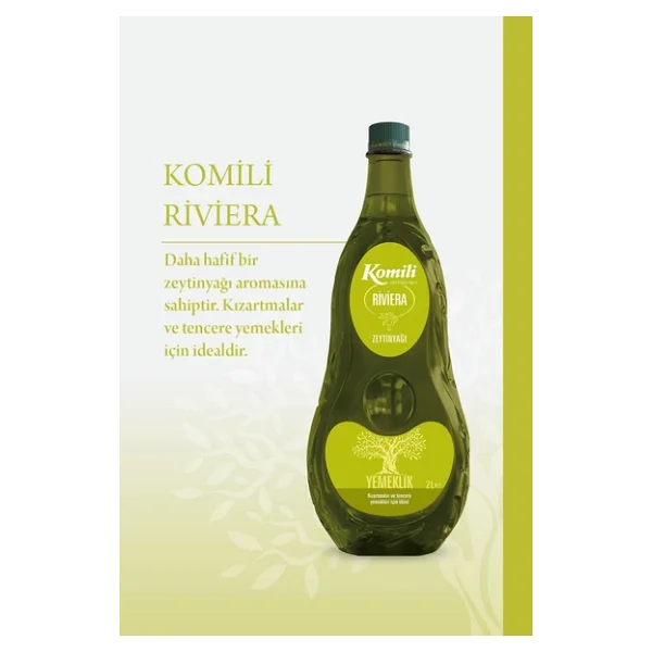 Komili Yemeklik Riviera Zeytinyağı 2 Lt Pet - Görsel 4