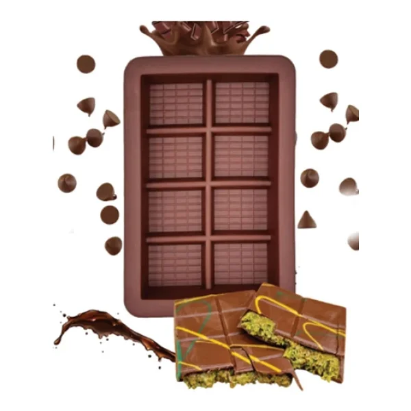 Sprenda 8 Bölmeli Dubai Çikolatası Yapma Kalıbı Silokon Kek Kalıbı Bpa Free 15 X 10 - Görsel 7