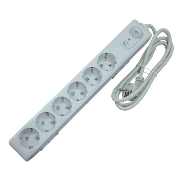 Viko Multi-Let 90117631 1050 Joule Anahtarlı 1.5 M 6'lı Akım Korumalı Priz - Görsel 4