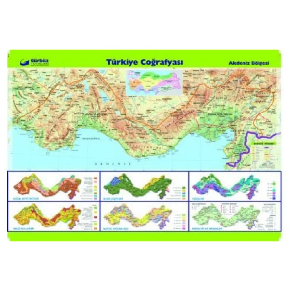 Akdeniz Bölgeler Haritası - Görsel 4