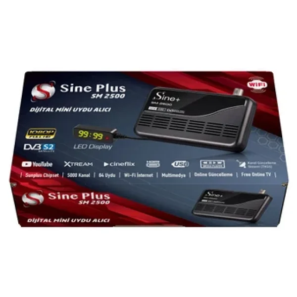 Sine Plus Sm 2500 HD Uydu Alıcısı - Görsel 7