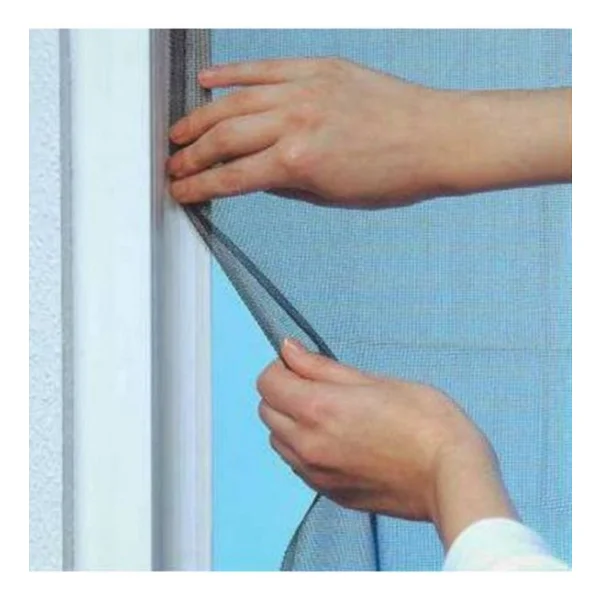 Omak Geniş Pencere Sinekliği Sinek Böcek Tülü Kendinden Yapışkanlı Cırtlı Sineklik 130x150 Cm - Görsel 5