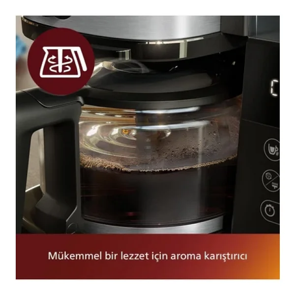 Philips Hd7888/01 All-In-1 Brew Öğütücülü Filtre Kahve Makinesi - Görsel 9