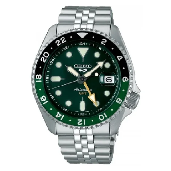 Seiko 5 Sports Skx Ssk035 Çelik Kordon Yeşil Erkek Kol Saati - Görsel 3