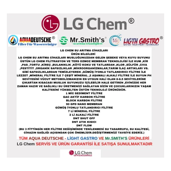 Lg Chem Cool Beyaz Siyah 8 Litre 7 Filtre 14 Aşama Su Arıtma Cihazı - Görsel 6