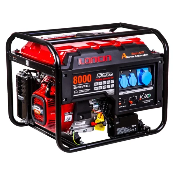 Loncin Lc8000d-A 8 Kva İpli/Marşlı Benzinli Jeneratör - Görsel 6
