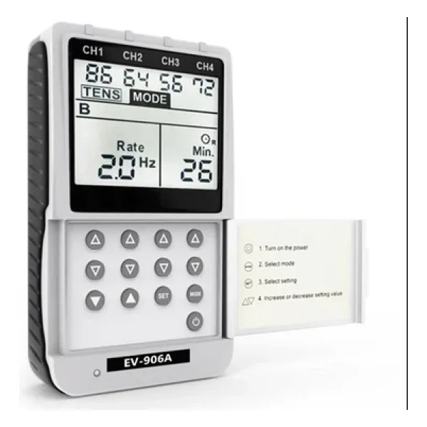 Everyway Ev-906a 4 Kanallı Digital Portatif Tens Ems Cihazı - Görsel 2