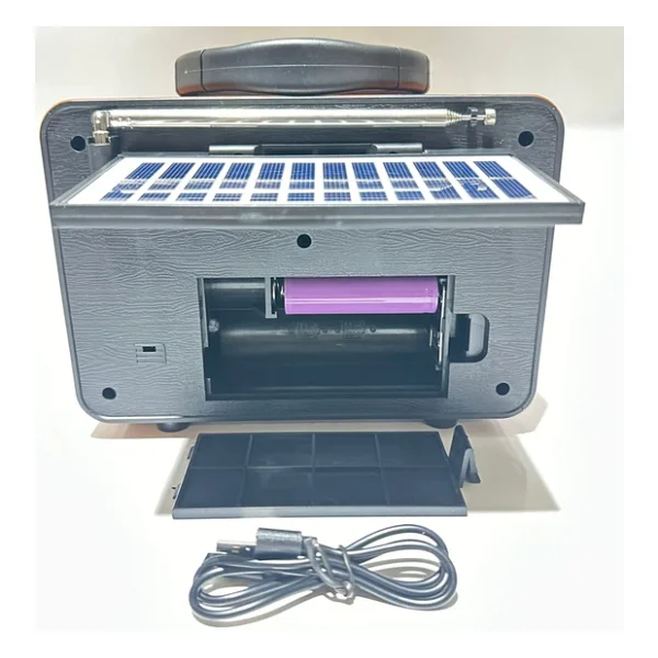 Everton Rt-849 Bluetooth Güneş Panelli Nostaljik Radyo - Görsel 6