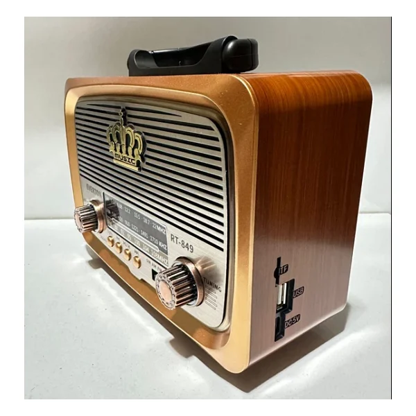 Everton Rt-849 Bluetooth Güneş Panelli Nostaljik Radyo - Görsel 5