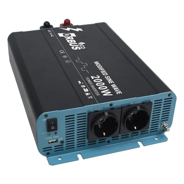Orbus Eco Modifiye Sinüs 12V 2000W İnverter - Görsel 2