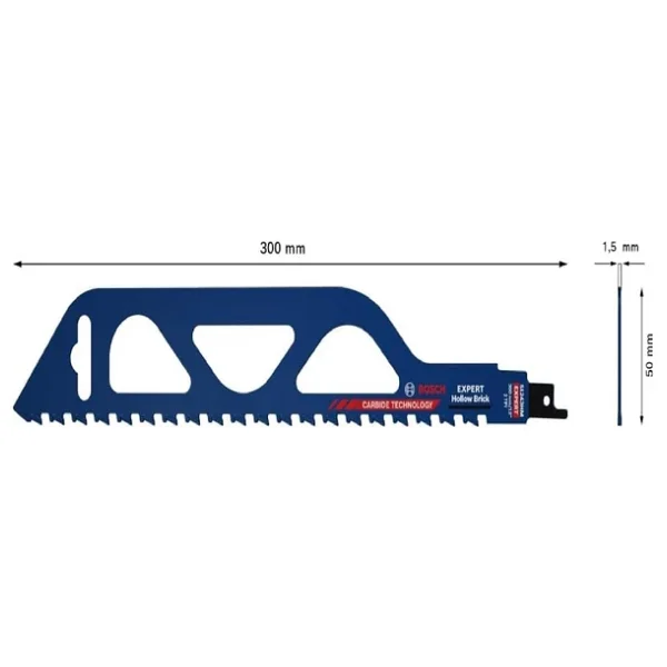Bosch Expert Hollow Brick S1243hm 2608900417 Tilki Kuyruğu Testere Ucu - Görsel 5