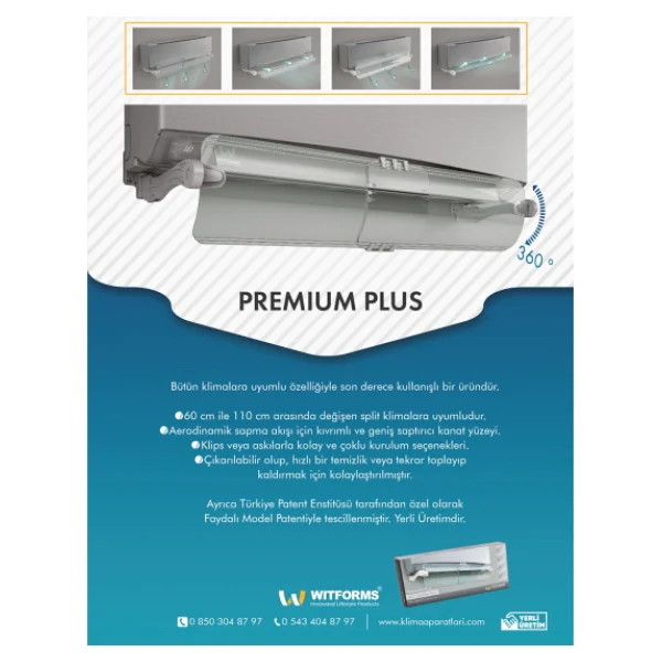 Witforms Premium Plus Split Klima Hava Yönlendirme Aparatı - Görsel 4