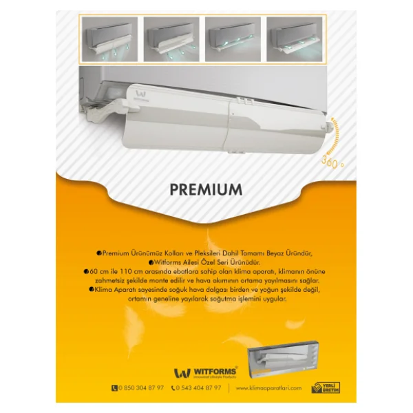 WİTFORMS Witforms Split Klima Aparatı Premium Beyaz - Görsel 5