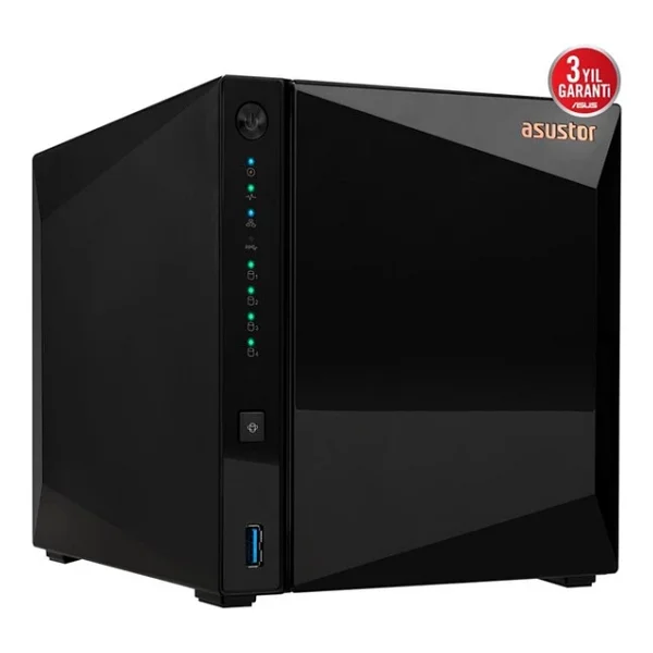 Asustor Drivestor 4 Pro Gen2 As3304t V2 2 GB 4 Yuvalı Nas Depolama Ünitesi - Görsel 5