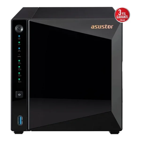 Asustor Drivestor 4 Pro Gen2 As3304t V2 2 GB 4 Yuvalı Nas Depolama Ünitesi - Görsel 3