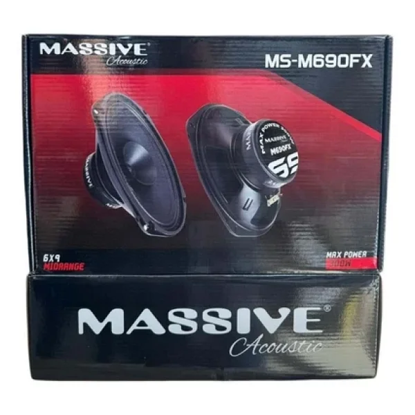 Massive Ms-M690fx 300 W Midrange Oval Oto Hoparlör - Görsel 6