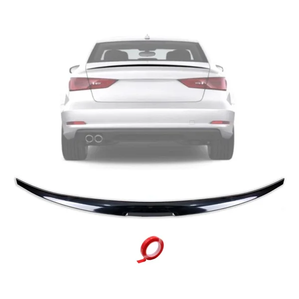 Mega Oto Market Piano Black Enjeksiyon Kalıp Bagaj Spoiler Toyota Corolla 2019-2022 İle Uyumlu - Görsel 4