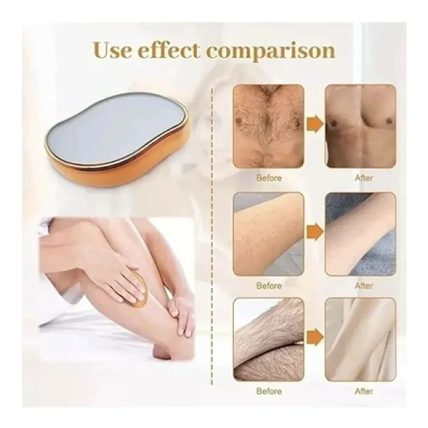 Modalucci Crystal Eraser Epilasyon Aleti Tüy Silgisi Tüy Alıcı Fiziksel Kristal Epilatör Rose Gold Krom - Görsel 4