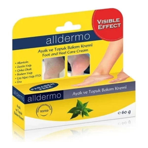 Alldermo Ayak Ve Topuk Bakım Kremi 60 Gr - Görsel 7
