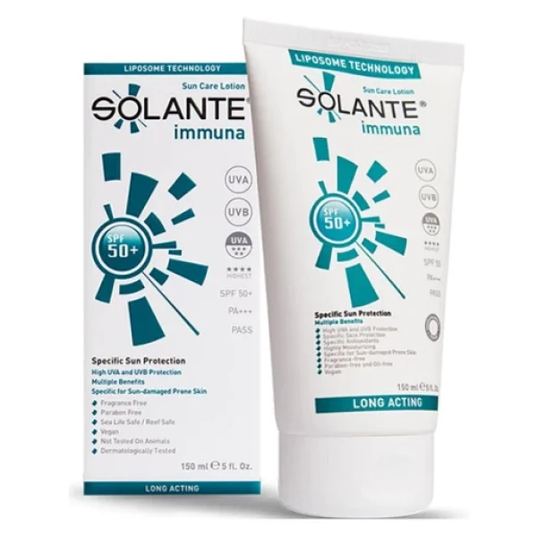 Solante Immuna 150 Ml 50 Faktör Güneş Losyonu - Görsel 7