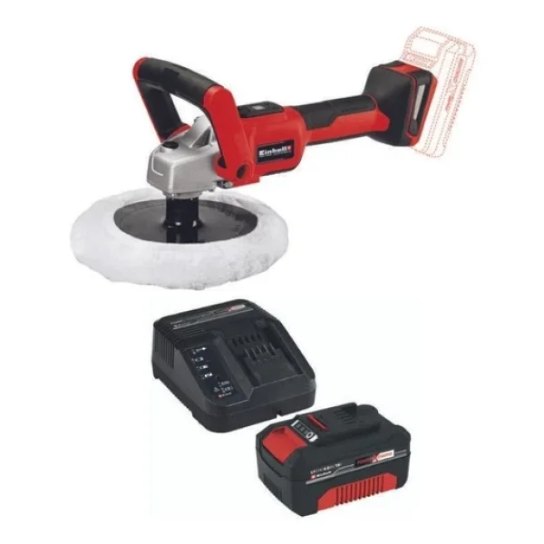 Einhell Ce-Cp 18/180 Li E Tek Akülü 4 Ah Polisaj Makinesi - Görsel 6