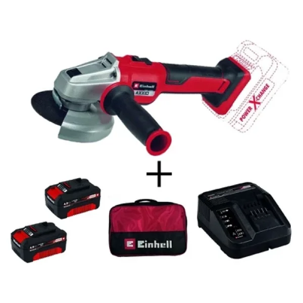 Einhell Axxio 18/115 Q Çift Akülü 4 Ah Taşlama Makinesi - Görsel 3