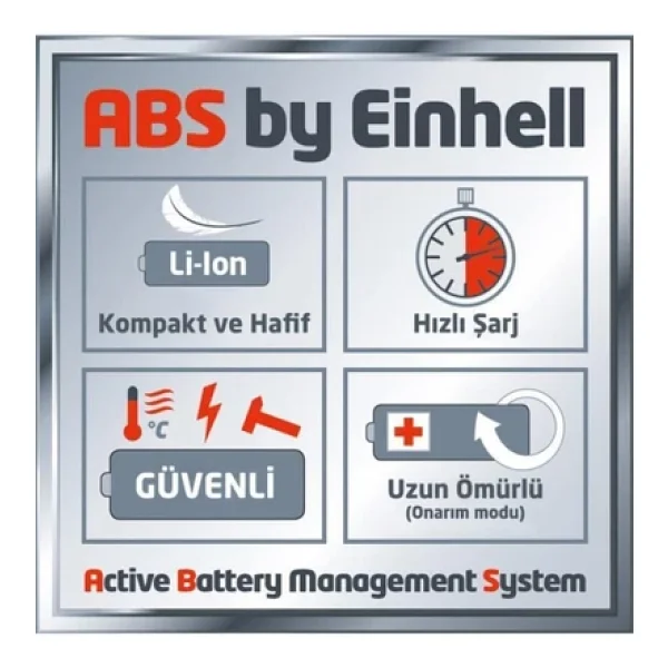 Einhell Power X-Change 18 V 2.0 Ah Yedek Akü Batarya - Görsel 6