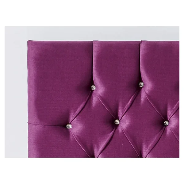 Niron Violet Baza Ve Başlık Seti 160x200 Cm Çift Kişilik Sandıklı Mor Kumaş Baza Ve Başlığı - Görsel 10