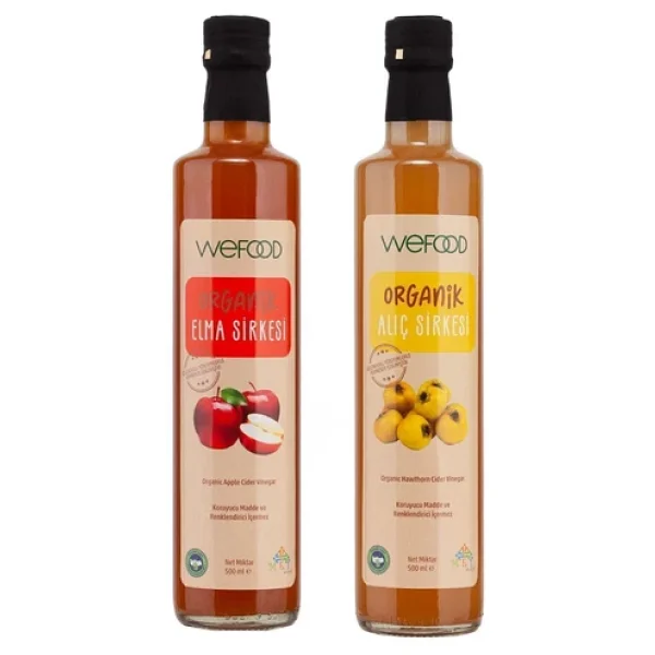 Wefood Organik Alıç Sirkesi 500 Ml + Organik Elma Sirkesi 500 Ml - Görsel 6