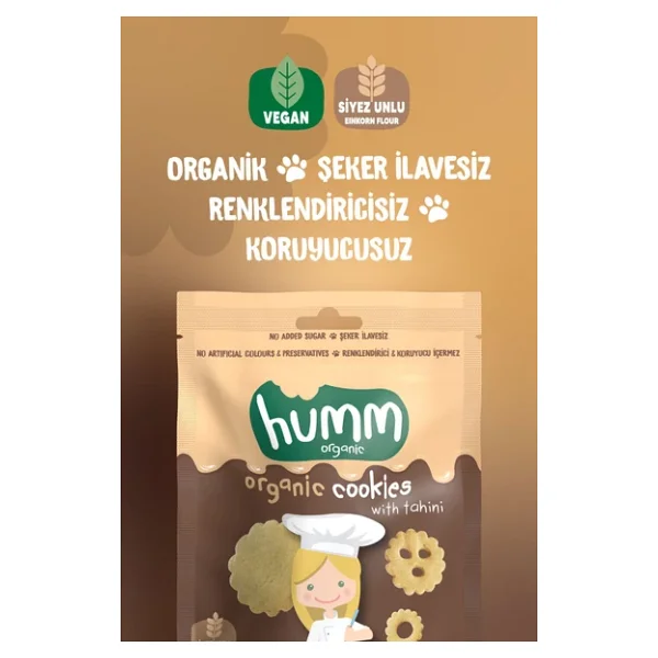 Humm Organic Tahinli Ve Pekmezli Kurabiye 55 Gr - Görsel 5