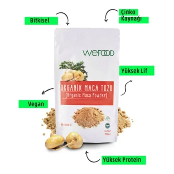 Wefood Organik Maca Tozu 100 Gr - Görsel 4