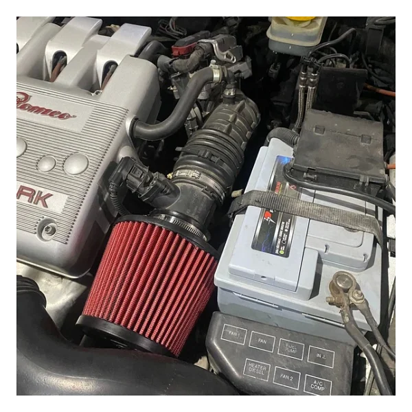 Alfa Romeo 156 Performans Açık Hava Filtresi 7.6cm Kırmızı - Görsel 2